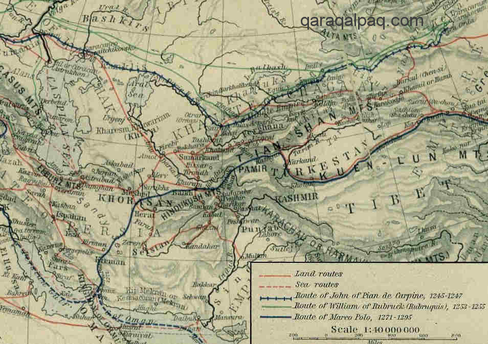 Carpini's route