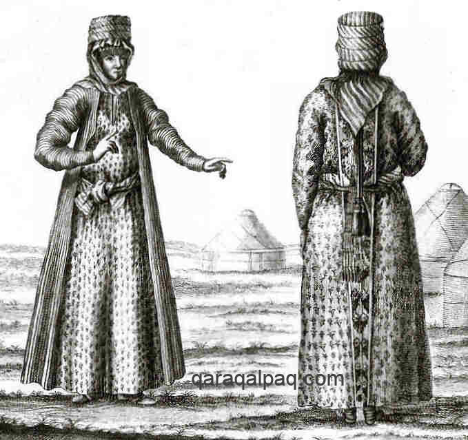 The costume of a high-status Qazaq woman