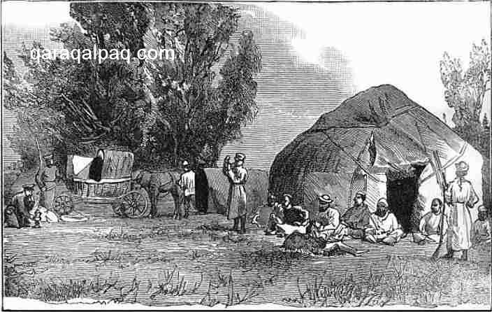 Qazaq Yurt from Lansdell's 1885 publication