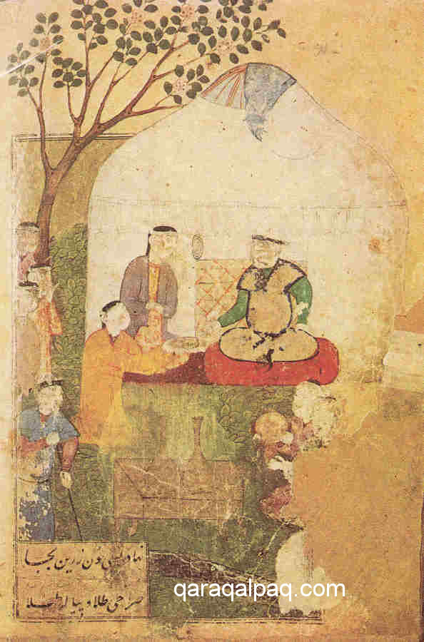 Shaybani Khan's Turkic yurt at Samakand, 1502 - 1507