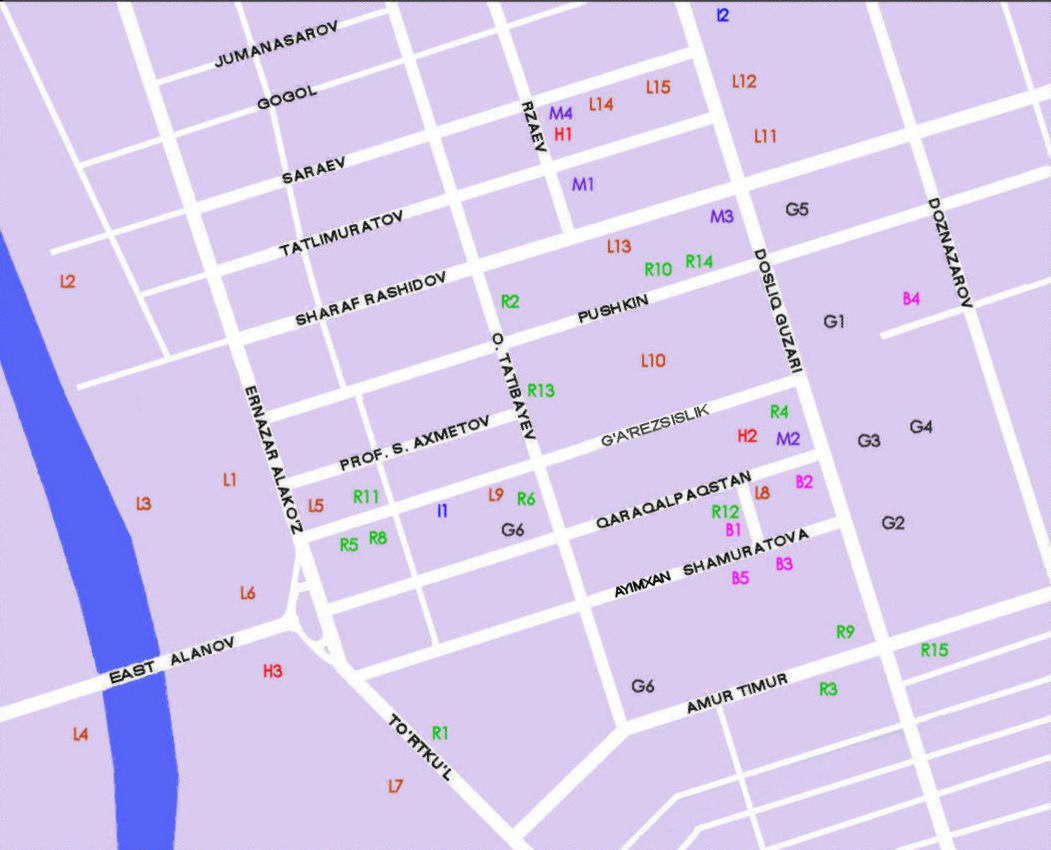 Street Map of No'kis