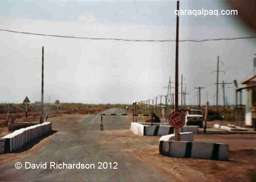 Turkmen checkpoint