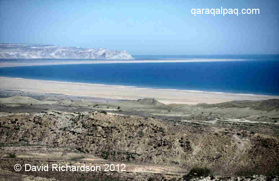 The empty Aral Sea